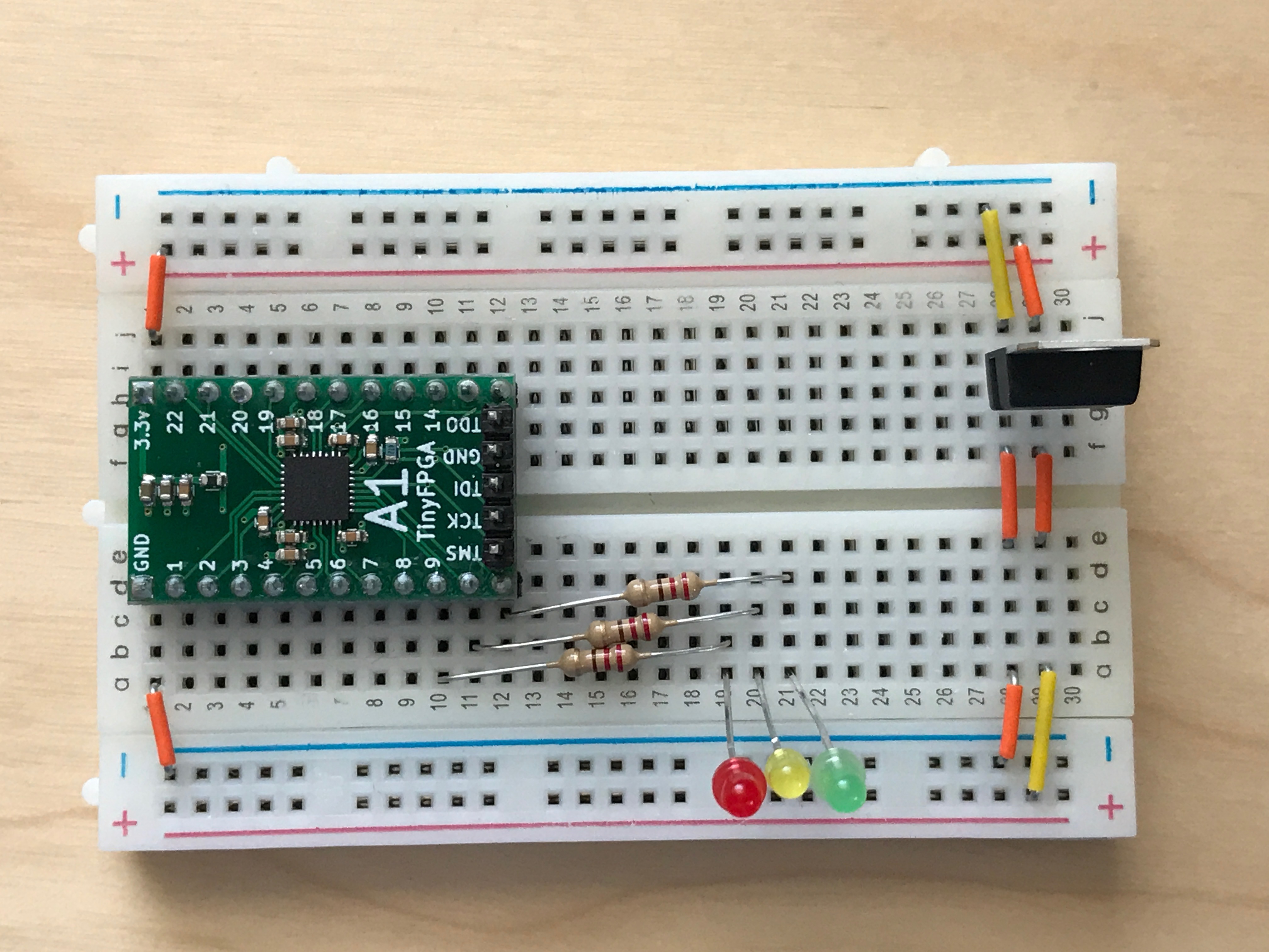 TinyFPGA blinker circuit